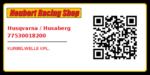 Husqvarna / Husaberg 77530018200