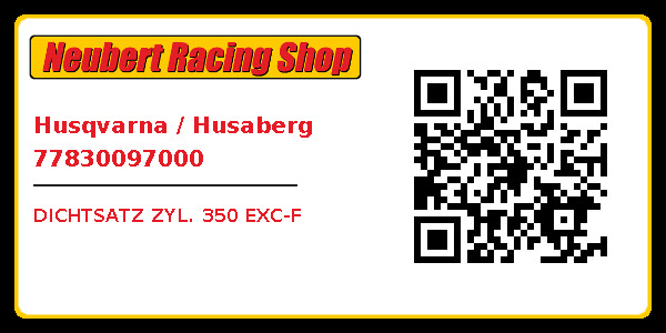 Husqvarna / Husaberg 77830097000