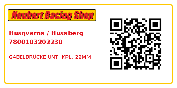 Husqvarna / Husaberg 7800103202230