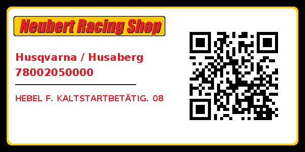 Husqvarna / Husaberg 78002050000