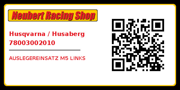 Husqvarna / Husaberg 78003002010