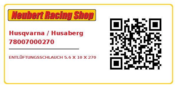 Husqvarna / Husaberg 78007000270