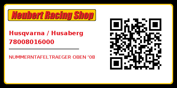 Husqvarna / Husaberg 78008016000