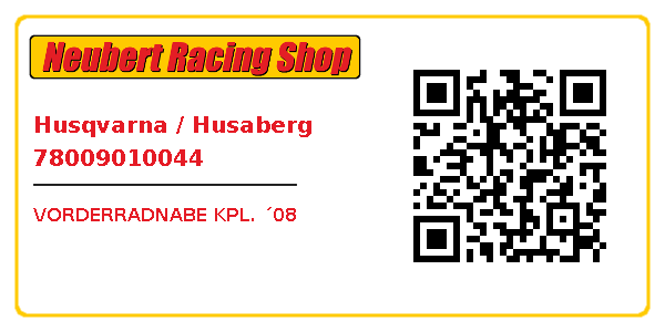 Husqvarna / Husaberg 78009010044