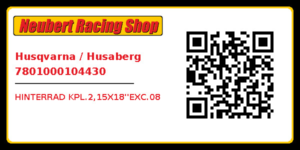Husqvarna / Husaberg 7801000104430