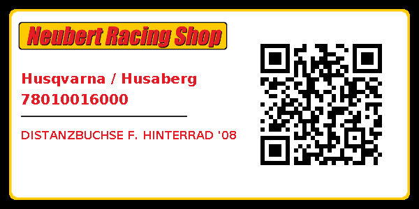 Husqvarna / Husaberg 78010016000