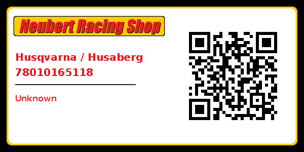 Husqvarna / Husaberg 78010165118