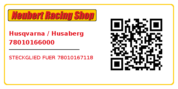 Husqvarna / Husaberg 78010166000