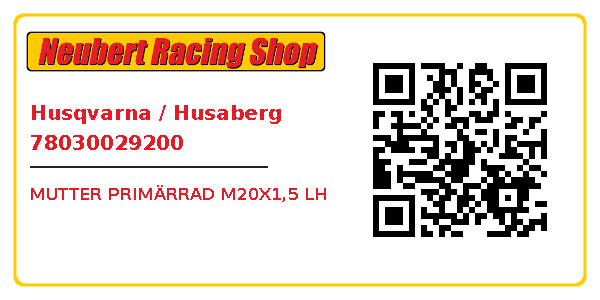 Husqvarna / Husaberg 78030029200