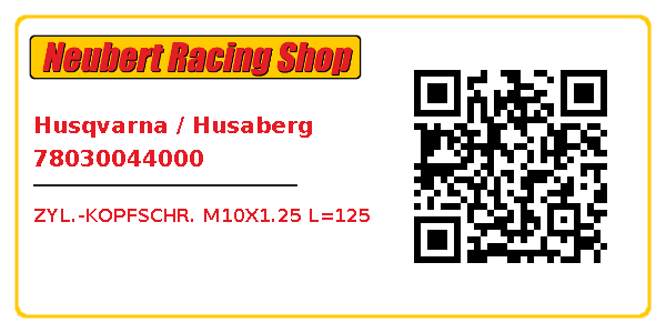 Husqvarna / Husaberg 78030044000