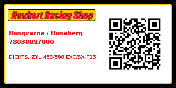 Husqvarna / Husaberg 78030097000