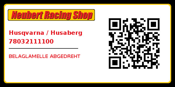 Husqvarna / Husaberg 78032111100