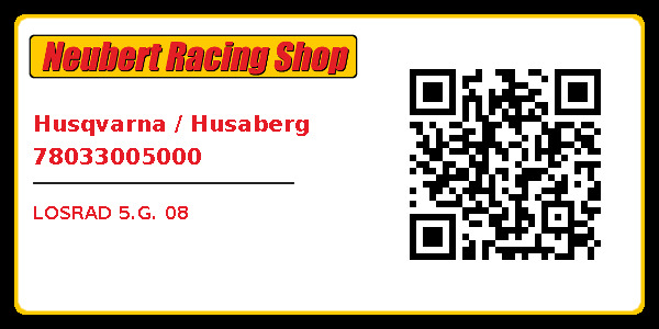 Husqvarna / Husaberg 78033005000