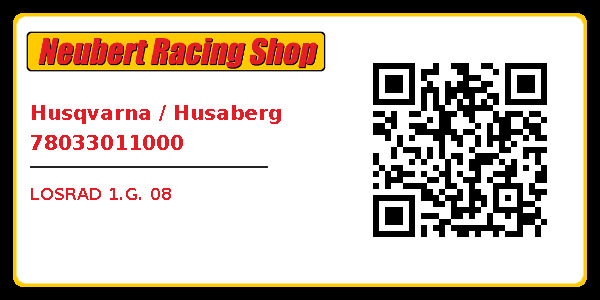 Husqvarna / Husaberg 78033011000