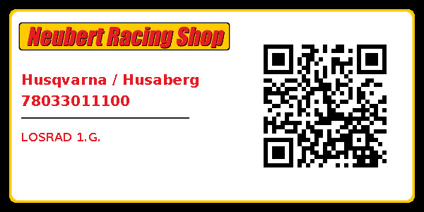 Husqvarna / Husaberg 78033011100