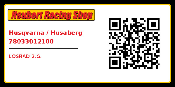 Husqvarna / Husaberg 78033012100