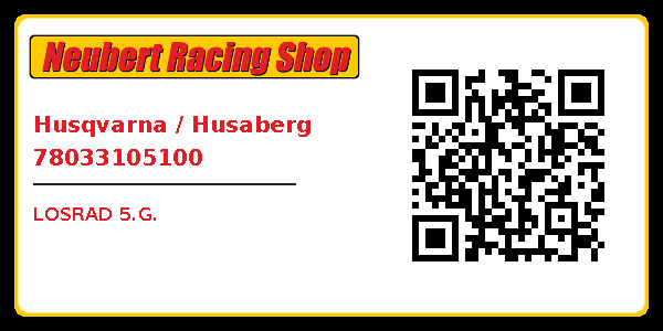 Husqvarna / Husaberg 78033105100
