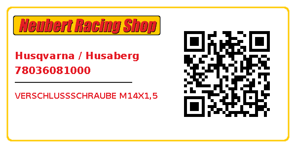 Husqvarna / Husaberg 78036081000