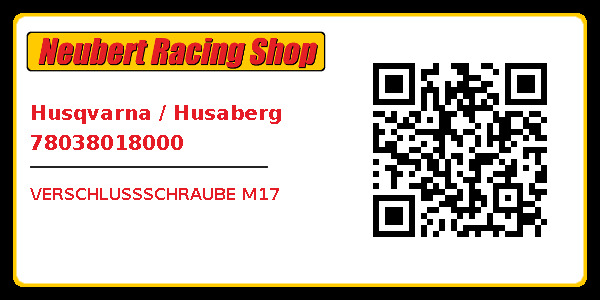 Husqvarna / Husaberg 78038018000