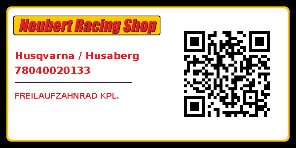 Husqvarna / Husaberg 78040020133