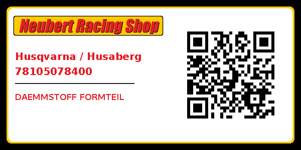 Husqvarna / Husaberg 78105078400