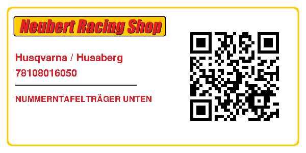 Husqvarna / Husaberg 78108016050