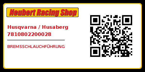 Husqvarna / Husaberg 7810802200028
