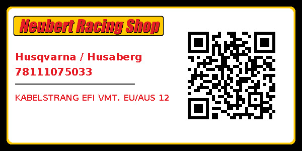 Husqvarna / Husaberg 78111075033