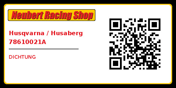 Husqvarna / Husaberg 78610021A