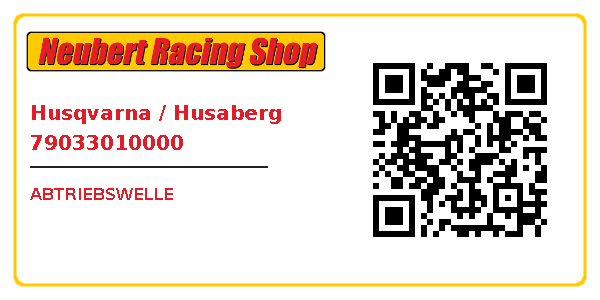Husqvarna / Husaberg 79033010000
