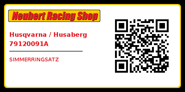 Husqvarna / Husaberg 79120091A