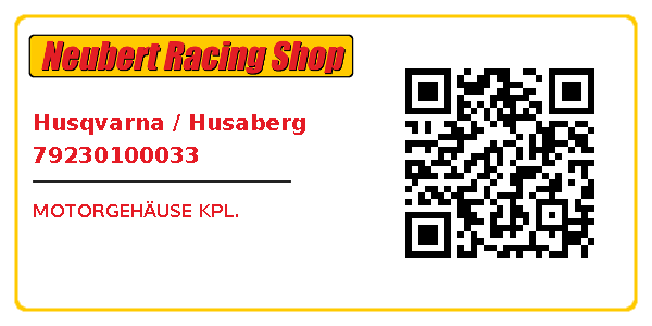 Husqvarna / Husaberg 79230100033