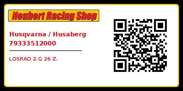 Husqvarna / Husaberg 79333512000