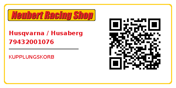 Husqvarna / Husaberg 79432001076
