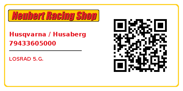 Husqvarna / Husaberg 79433605000