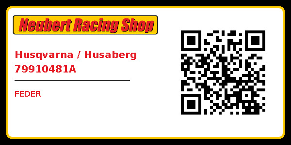 Husqvarna / Husaberg 79910481A