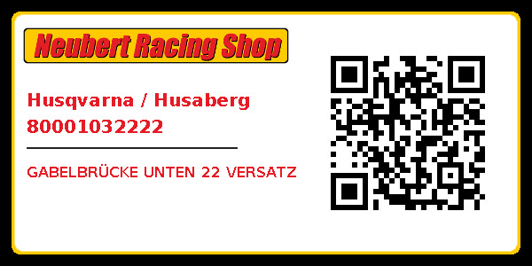 Husqvarna / Husaberg 80001032222