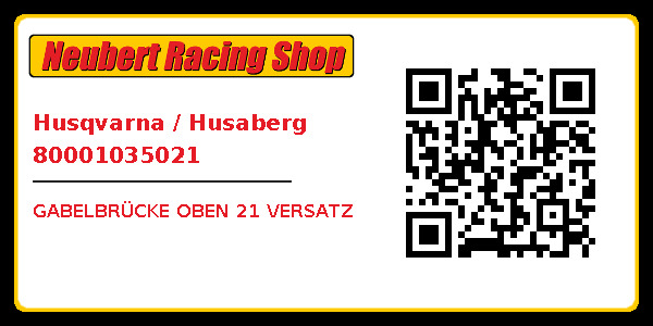 Husqvarna / Husaberg 80001035021