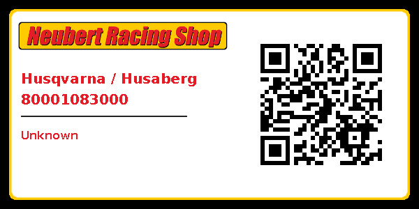 Husqvarna / Husaberg 80001083000