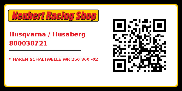 Husqvarna / Husaberg 800038721