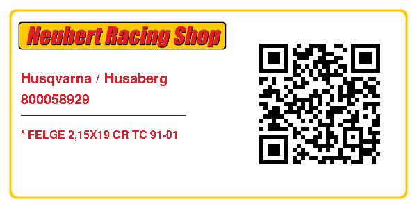 Husqvarna / Husaberg 800058929