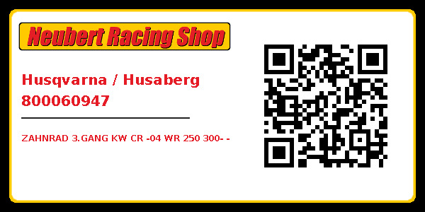 Husqvarna / Husaberg 800060947