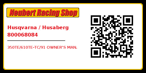 Husqvarna / Husaberg 800068084