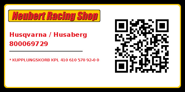 Husqvarna / Husaberg 800069729