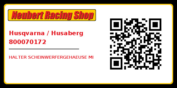 Husqvarna / Husaberg 800070172