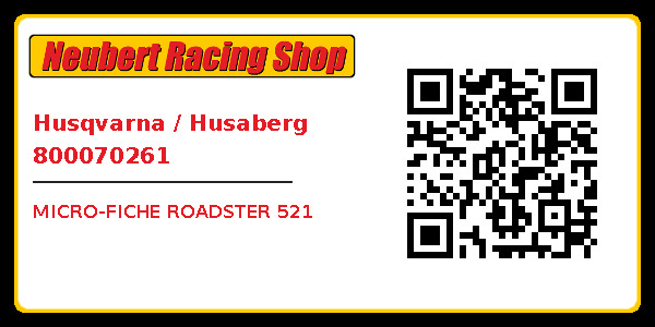 Husqvarna / Husaberg 800070261