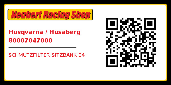 Husqvarna / Husaberg 80007047000
