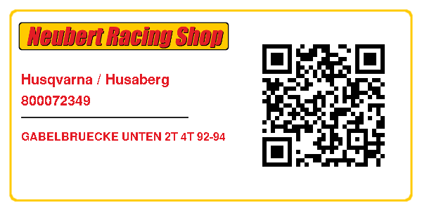 Husqvarna / Husaberg 800072349