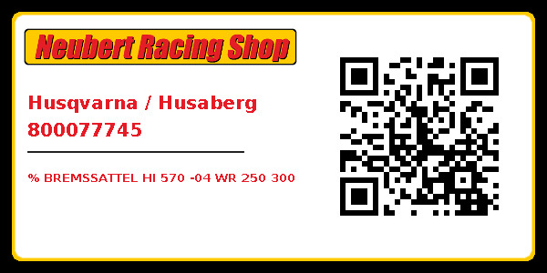 Husqvarna / Husaberg 800077745