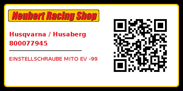 Husqvarna / Husaberg 800077945